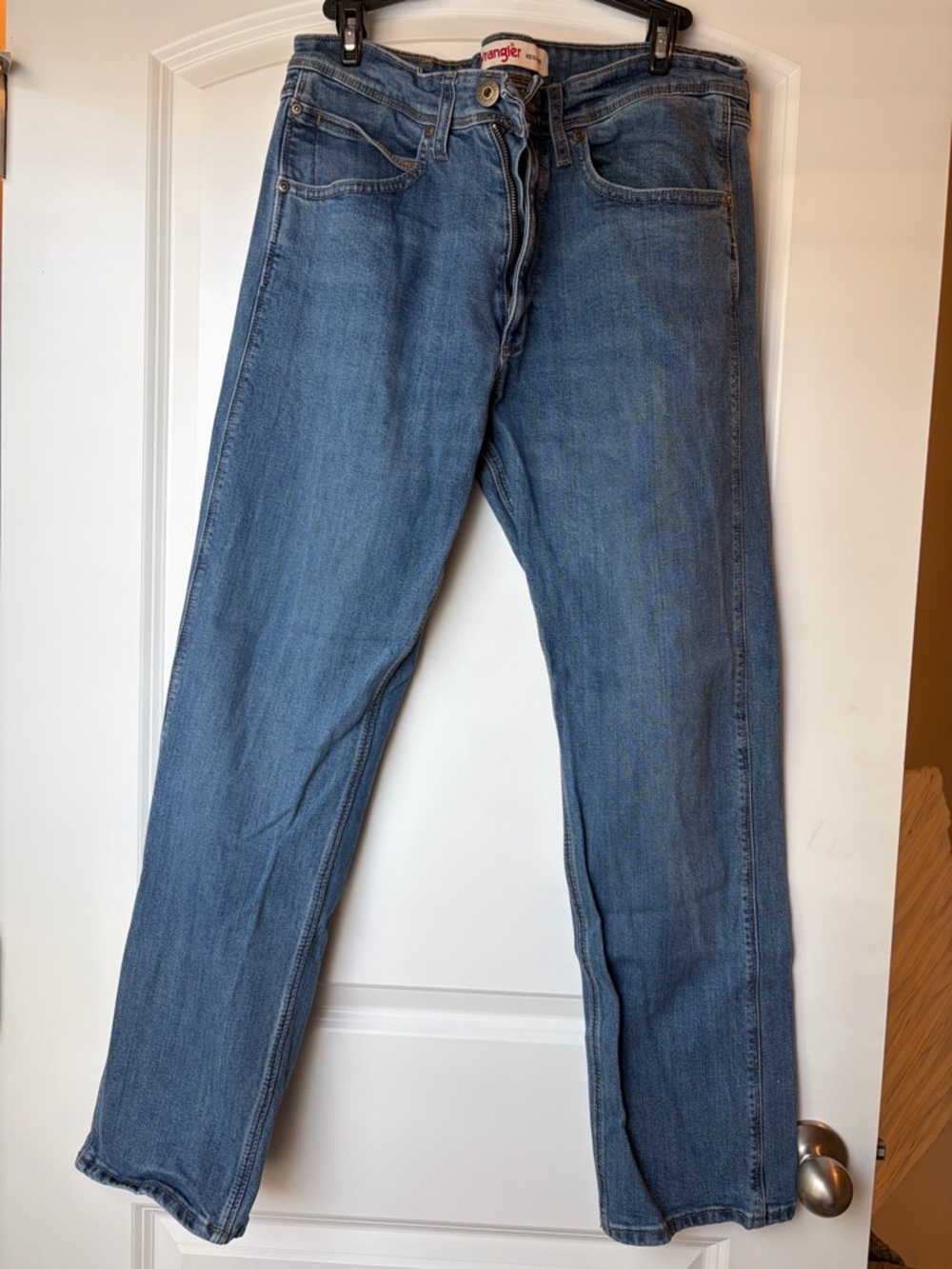 Wrangler Men’s Light Blue Regular Jeans